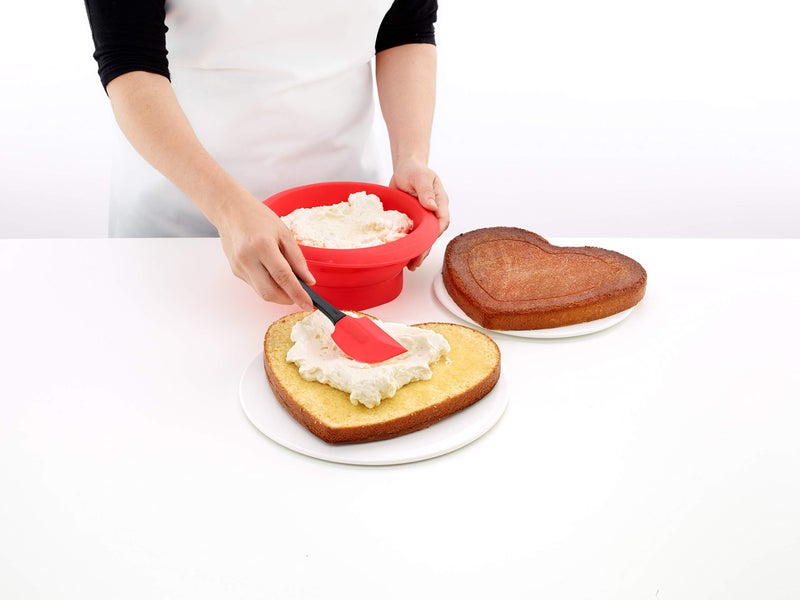 Lekue Heart Cake Mold, Red - Image 4